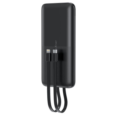 Pin dự phòng Choetech B654 22.5W  tích hợp 2 cáp sạc Type C và Light-ning dung lượng 10.000mAh ( Hàng chính hãng)