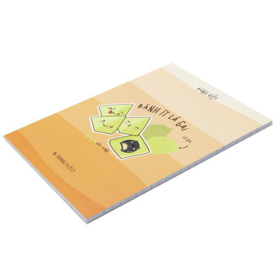 Combo 10 Tập Học Sinh Bánh Việt - Miền Nam - 4 Ô Ly - 96 Trang 80gsm - The Sun 03 - Bánh Ít Lá Gai - Tặng Nhãn Vở Kèm Sticker