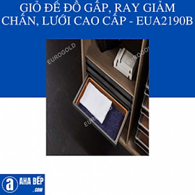 GIỎ ĐỂ ĐỒ GẤP, RAY GIẢM CHẤN, LƯỚI CAO CẤP - EUA2190B. Hàng Chính Hãng