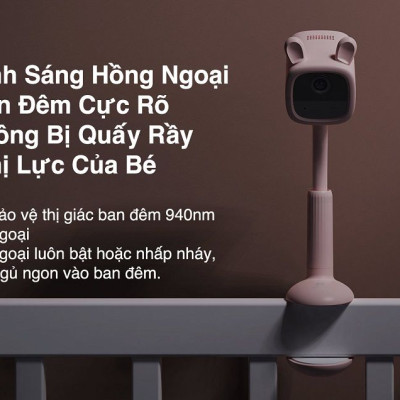 Camera không dây pin sạc IP WIFI EZVIZ BM1 trông trẻ phát hiện tiếng khóc - Hàng chính hãng