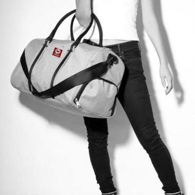 Combo Túi Du Lịch HARAS HRTK201 (26 x 46 cm) - Xám + Túi Đeo Chéo HARAS HRTK147 (16 x 24 cm) - Xám