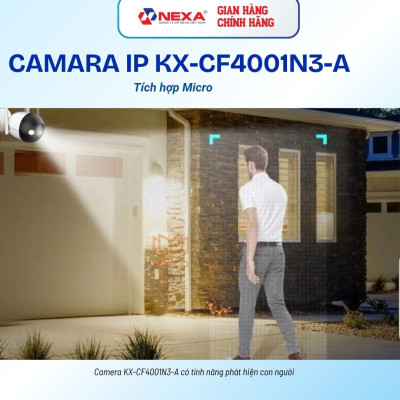 Camera IP Thông Minh Nexa NX-DL4001AB, Tầm Nhìn Xa 60m, Chống Nước IP67, Chuyển Động Thông Minh - Hàng Chính hãng bảo hành 24 tháng