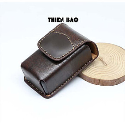 Bao da có đai đeo hông BD99 chuyên dùng để đựng kính lão thị, viễn thị gấp gọn KT 8*4*3CM làm thủ công HANDMADE bằng tay chắc chắn
