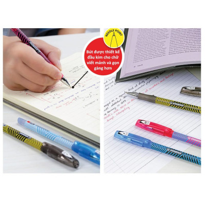 Bút bi STABILO Exam Grade Fine 0.7mm (BP587NF) - ĐỎ