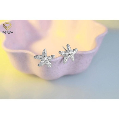 Bông tai bạc 925 Huệ Ngân - Sao biển RYE140982