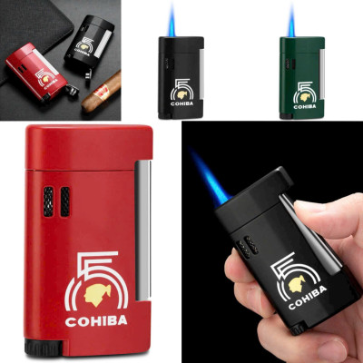 Vỏ Hộp quẹt Bật Lửa Khò 1 Tia Kèm Đục, Có ô quan sát dung lượng ga COB-170