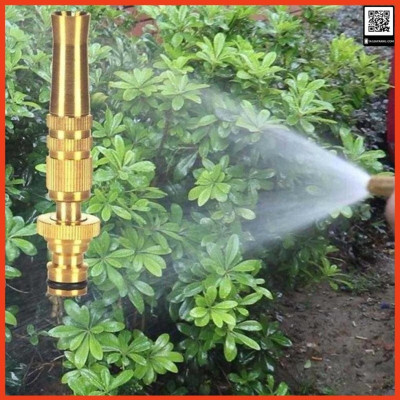 Tưới cây rửa xe Bộ dây và vòi xịt tăng áp lực nước 300% loại 30m cút đồng,nối đồng 206587