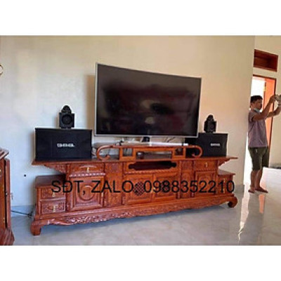 kệ Ti-Vi gỗ hương đá