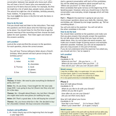 A2 Key 1 with 6 Complete Practice Tests - New Format 2020
