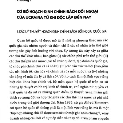 Chính Sách Đối Ngoại Của Ucraina Từ Năm 1991 Đến Nay - Kinh Nghiệm Và Bài Học Cho Việt Nam Trong Quan Hệ Với Các Nước Lớn (Sách Chuyên Khảo)