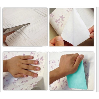 (HCM) Tranh dán tường 3d hoa sen hồng trang trí phòng khách, phòng thờ tích hợp sẵn keo