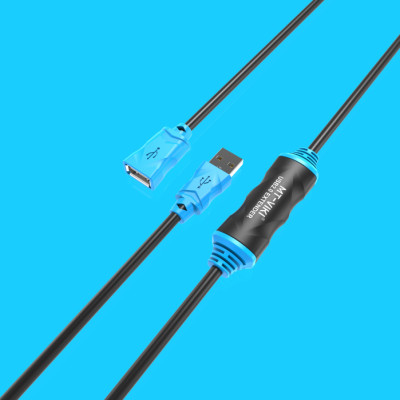 Cáp nối dài USB 20m Có IC khuếch đại tín hiệu VIKI - Hàng Nhập Khẩu