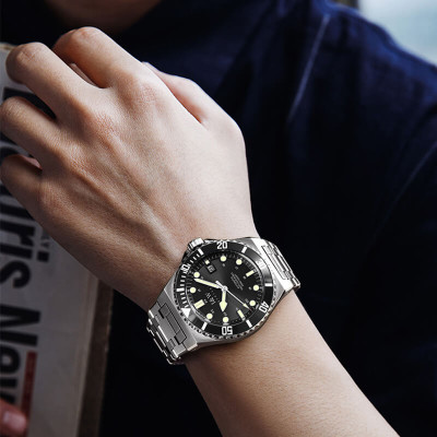 Đồng hồ nam chính hãng IW Carnival IW726G-4 ,Kính sapphire,chống xước,Chống nước30m,BH24 tháng,Máy điện tử(pin),dây da