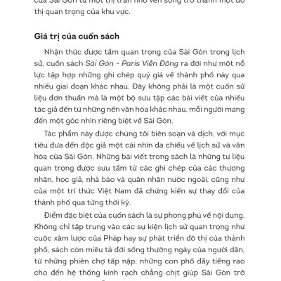 Sách - Sài Gòn - Paris Viễn Đông