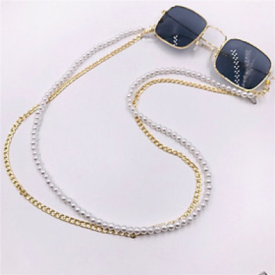 Dây đeo mắt kính 2 lớp mix chain chống thất lạc, đeo khẩu trang, dây chuyền thời trang đa dụng