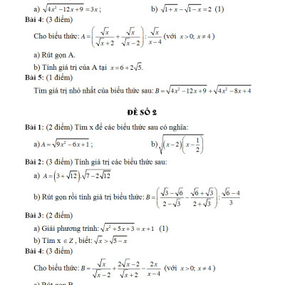 Bí Quyết Đạt Điểm 10 Kiểm Tra Định Kỳ Toán 9