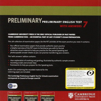 Cambridge Preliminary English Test 7 Student