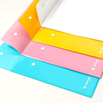 Bìa Nút Màu Pastel F4 - Thiên Long CBF-003 - Xanh Ngọc Pastel (Sức Chứa 125 Tờ A4)