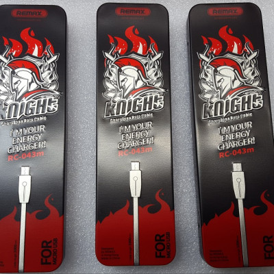 Cáp sạc thông minh Knight RC-043M cổng Micro USB dài 1m, hộp thiếc - Hàng chính hãng