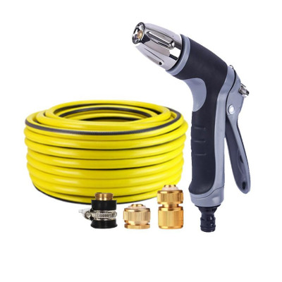 Vòi phun xịt rửa xe, tưới cây chuyên nghiệp 15m 206817 (cút đồng nối đồng)