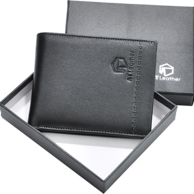 Ví da bò nam cao cấp AT Leather 053 - Đen