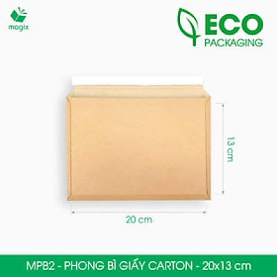 MPB2 - 20x13 cm - 60 phong bì carton đóng hàng - Bìa gói hàng, bìa cứng, bì thư | Magix Packaging