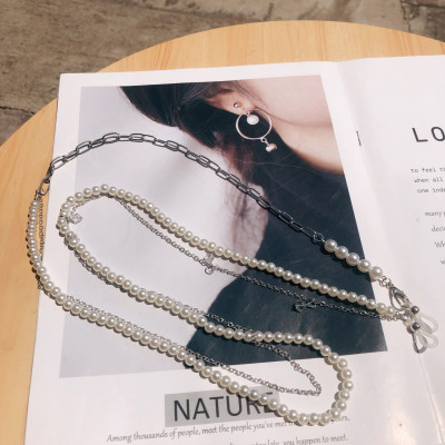 Chuỗi đeo gọng kính thời trang dây đeo mắt kính mix hạt sang chảnh ấn tượng