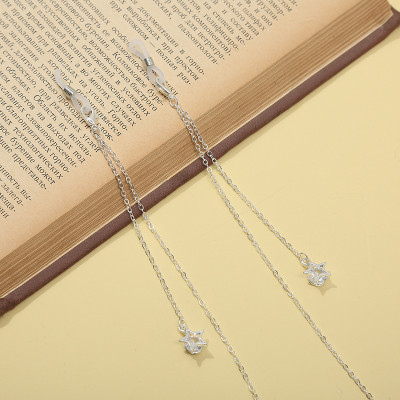 Dây đeo mắt kính dây đeo gọng kính thời trang ngôi sao mix đá ấn tượng