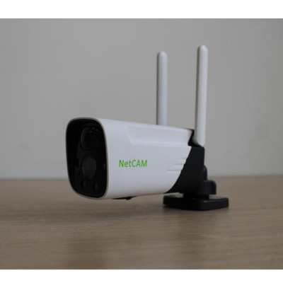 Camera WiFi Năng Lượng Mặt Trời NetCAM SL140, Góc Quan Sát 160º, Độ phân giải 3.0MP - Hàng chính hãng