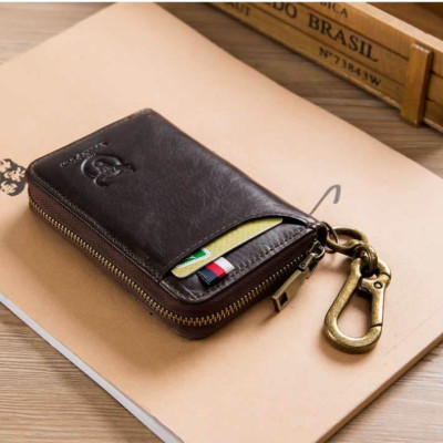 Ví nam đựng tiền đựng chìa khóa đựng thẻ đa năng 100% da bò thật cao cấp phong cách mới