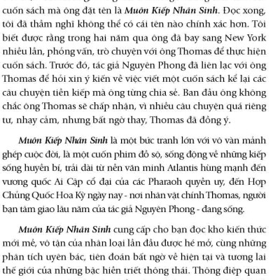 Muôn Kiếp Nhân Sinh - Tập 1 Bìa mềm - Tác Giả Nguyên Phong - Bìa Mềm - First News