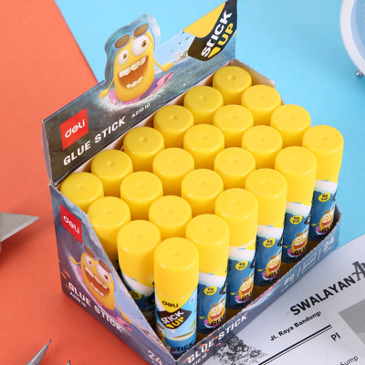 Hồ Khô Kết Dính Mạnh 8G Deli, Vàng - 24 Lọ/Hộp - EA21010