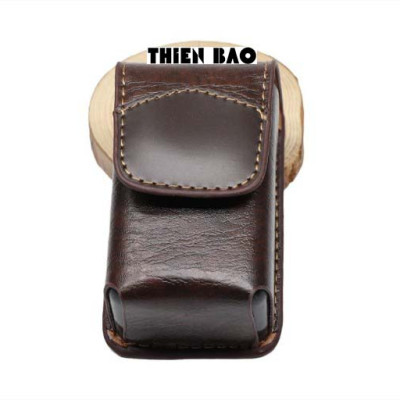Bao da có đai đeo hông BD99 chuyên dùng để đựng kính lão thị, viễn thị gấp gọn KT 8*4*3CM làm thủ công HANDMADE bằng tay chắc chắn