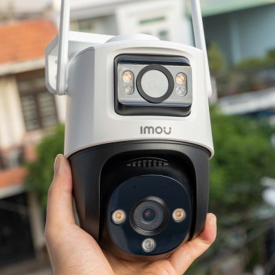 Camera Wifi IMOU Cruiser Dual 10MP IPC-S7XP-10M0WED Xoay 360 Ngoài Trời - Hàng Chính Hãng