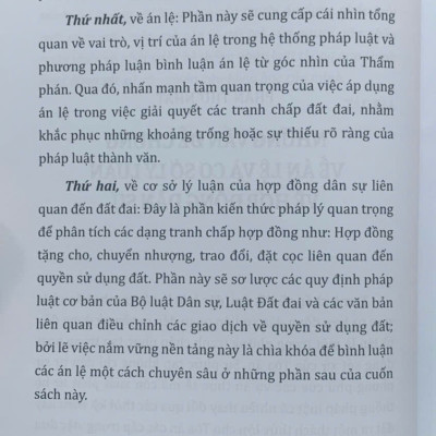 Bình luận các án lệ tranh chấp về đất đai – Góc nhìn từ thực tiễn xét xử của Thẩm phán (tập 1 và 2)