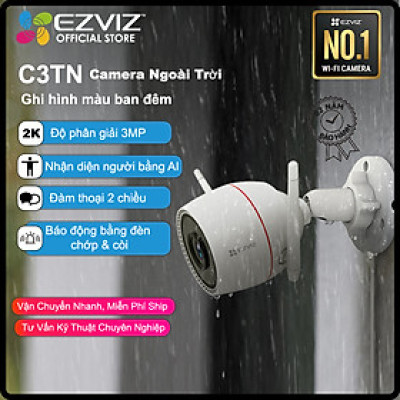 Camera IP Ngoài Trời EZVIZ C3TN 3MP 2K - Hàng Chính Hãng