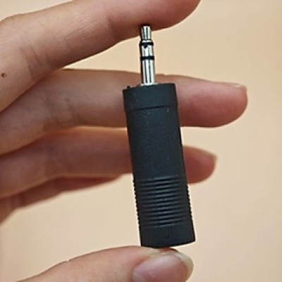 Đầu Jack Chuyển Đổi I Jack Chuyển 3.5 Sang 6.5 I Jack Chuyển 6.5 sang 3.5 Đen