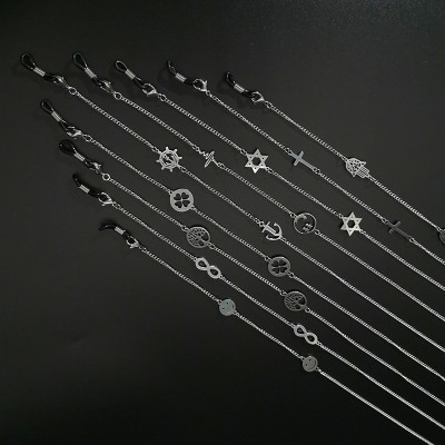 Dây đeo kính titan hợp kim không gỉ cá tính unisex dây chuyền vòng cổ đeo airpod khẩu trang XM588