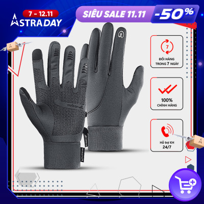 Găng tay giữ ấm mùa đông chống gió, kháng nước mưa Rhino G102 Bao tay thể thao cảm ứng điện thoại, găng tay đi xe máy, xe đạp lót nỉ cho nam nữ, bảo hộ đi phượt