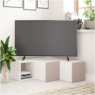 Kệ tivi gỗ hiện đại SMLIFE Thunderstorm