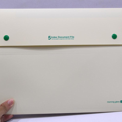 Bìa 5 Ngăn - Morning Glory 79155 - Màu Ngà