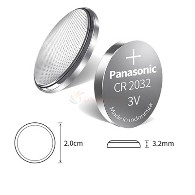 Vỉ Pin nút Panasonic 3V CR-2032VN/5B (1 viên/5 viên) - Hàng chính hãng