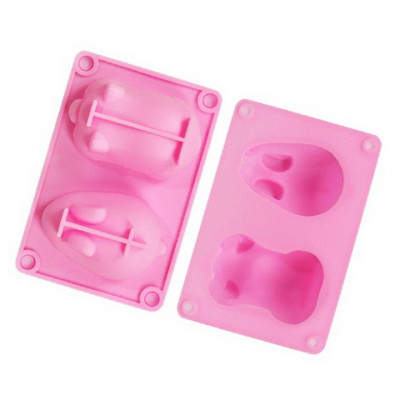 Khuôn silicon làm bánh bao, bánh trôi nước, rau câu thỏ con, heo mập - Mã số 1021