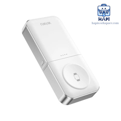 Sạc dự phòng hàng chính hãng WiWU Elf 2-in-1 2000mAh Wi-M21: Tối ưu cho đồng hồ thông minh, tai nghe, thiết bị nhỏ