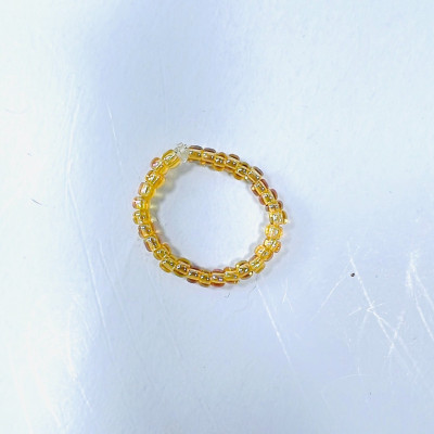 PHỤ KIỆN NỮ HANDMADE MÀU VÀNG MÃ 08 DẠNG TRÒN TRONG SUỐT LẤP LÁNH