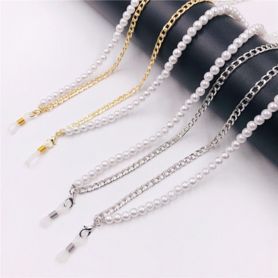 Dây đeo mắt kính 2 lớp mix chain chống thất lạc, đeo khẩu trang, dây chuyền thời trang đa dụng