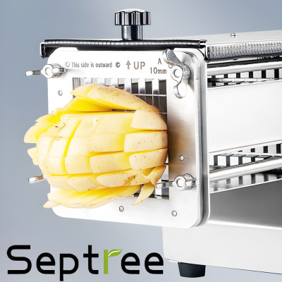 Máy cắt khoai tây, khoai lang và các loại củ kiểu Pháp - Chuyên nghiệp. Thương hiệu Mỹ cao cấp Septree - T1000. HÀNG CHÍNH HÃNG