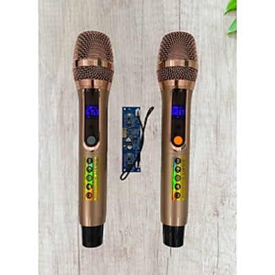 Micro cao cấp kèm bo tần số - dùng cho loa kéo - Hàng chính Hãng