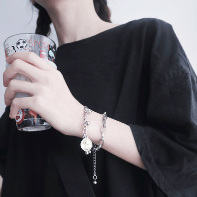 Lắc tay mix hạt đồng xu