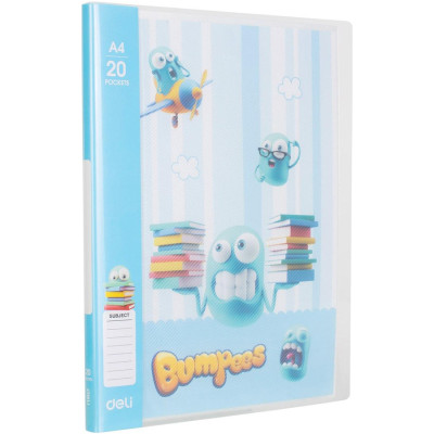 File Lá A4 Deli - EZ55002/EZ55102/EZ55202 Bằng Nhựa - Giao Mẫu Ngẫu Nhiên